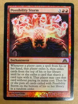MTG 1x FOIL Possibility Storm # 34 Dragon's Maze Magic the Gathering Card x1 NM - Image 1