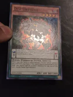 Yu-Gi-Oh! SUPER RARE HOLO CARD D/D ORTHROS SDPD-EN004 1ST NM - Image 2