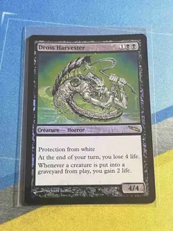 Magic the Gathering MTG Mirrodin DROSS HARVESTER Foil - Image 1