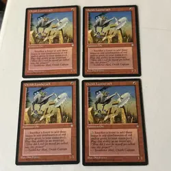 Orcish Lumberjack x4 Ice Age LP Condition see front and back pics - Image 1