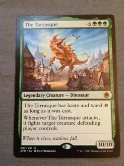 The Tarrasque Adventures in the Forgotten Realms Regular NM 207/281 - Image 1