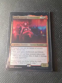 FOIL JUDITH, CARNAGE CONNOISSEUR - MtG Murders at Karlov Manor - Rare - MINT - Image 1