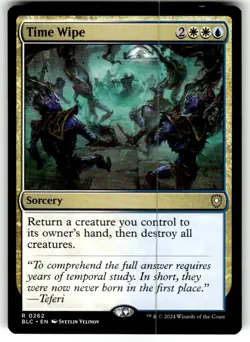 Time Wipe [Bloomburrow Commander] Magic MTG NM - Image 1
