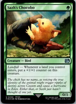 MTG Foil-Sazh's Chocobo-FINAL FANTASY #200 - Image 1