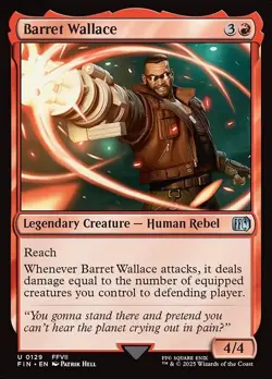 Barret Wallace FINAL FANTASY NM Non-foil - Image 1