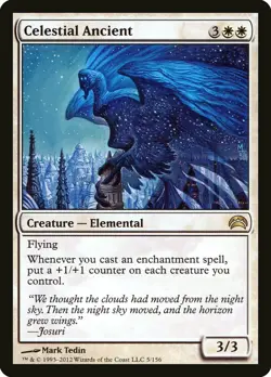 MTG Magic the Gathering Celestial Ancient (5/157) Planechase 2012 Edition HP- - Image 1