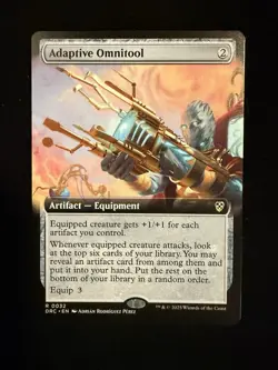Adaptive Omnitool Extended Art - Commander Aetherdrift MTG NM - Image 1