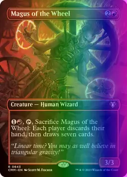 MTG Magic the Gathering Magus of the Wheel (643/1173) Commander Masters LP FOIL - Image 1