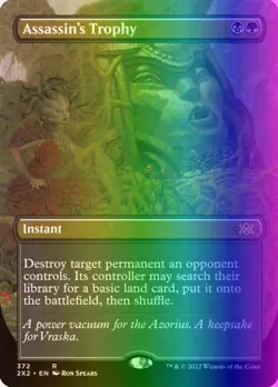 MTG Magic the Gathering Assassin's Trophy (372/686) Double Masters 2022 LP FOIL - Image 1