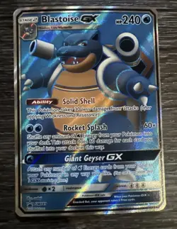Pokemon Blastoise GX SM189 Black Star Promo Full Art - Image 1