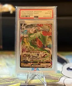 PSA 10 - Japanese Rayquaza VMAX Full Art 120/184 - Pokemon - Vmax Climax - Image 1