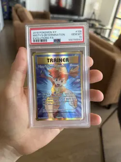 2016 Pokemon XY Evolutions 108/108 Holo Full Art Misty's Determination Psa 10 - Image 1