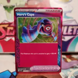 Hero's Cape 152/162 Ace Spec - Temporal Forces - Pokemon TCG - SHIPS FAST - Image 1