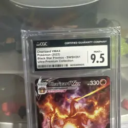 Charizard VMAX SWSH261 Black Star Promo Ultra Premium Pokemon 2022 CGC 9.5 - Image 2