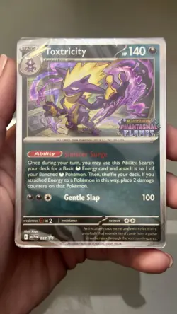 Pokemon Toxtricity Sealed Build And Battle Prerelease Deck Phantasmal Flames - Image 1