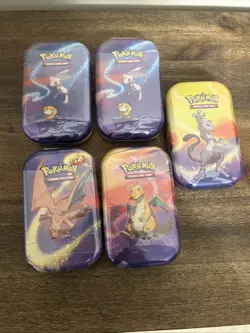 Pokemon Kanto Power Mini Tin Sealed (H24) Lot Of 5 - Image 1