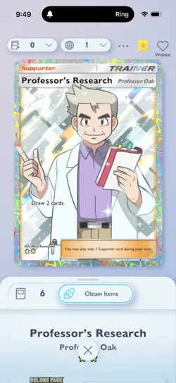 Pokemon Pocket TCG 2 ⭐⭐ Stars (Processor's Research, Cyrus, Sabrina, Red, Oak) - Image 2