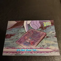 NM topps Pokemon The Movie 2000 Ancient Mew Holo Foil #70 It's Not Over Yet... - Image 1