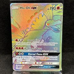 Pokemon TCG HO-OH GX Sun & Moon Sm80 Promo 2017 Rare - Image 1