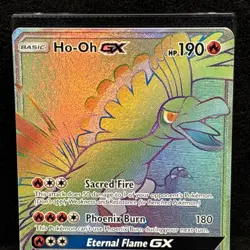 Pokemon TCG HO-OH GX Sun & Moon Sm80 Promo 2017 Rare - Image 3