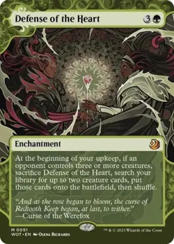 Defense of the Heart - Light Play MTG Wilds of Eldraine: Enchanting Tales - Image 1