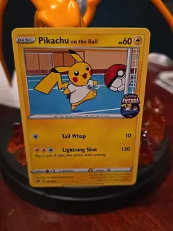 Pikachu on the Ball - (Pokemon Futsal) 001/005 Miscellaneous Cards & Products - Image 1