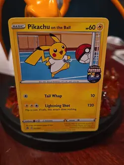 Pikachu on the Ball - (Pokemon Futsal) 001/005 Miscellaneous Cards & Products - Image 2