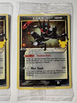 Pokemon TCG Greninja Gold Star - SWSH144 Celebrations (4) Promo Cards SEALED - Image 4