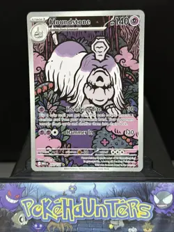 Pokemon Card Houndstone 145/132 Illustration Rare Mega Evolution Base Set NM - Image 1