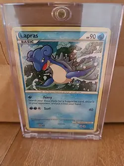 Lapras Holo HeartGold SoulSilver Pokemon Card #HGSS14 Black Star Promo - Image 2