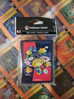 Pokemon Center Psyduck Bewildered Card Sleeves 65 - Image 1