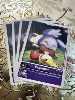 Digimon Card Game Playset Pagumon ST6-01 U Starter Deck 06: Venomous Violet - Image 1