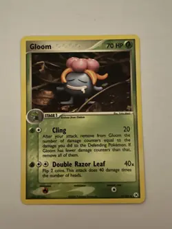 Gloom 35/101 Yuka Morii Rare EX Hidden Legends Pokemon Card TCG NM - Image 1