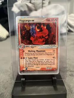 Pokemon TCG EX Dragon Magcargo EX Holo Rare Card 95/97 LP/ Edge Wear - Image 1