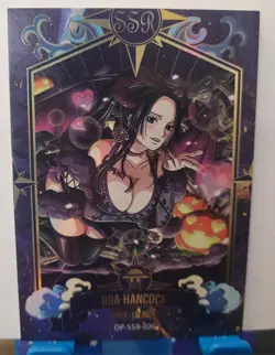 Boa Hancock One Piece CCG Anime Manga SSR Card Waifu OP-SSR-006 - Image 1