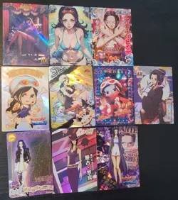 Nico Robin One Piece CCG Anime Manga Card Lot Waifu Lot of 10 Cards - Image 1