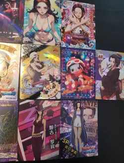 Nico Robin One Piece CCG Anime Manga Card Lot Waifu Lot of 10 Cards - Image 3