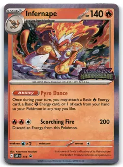 Infernape 116 SV: Scarlet & Violet Promo Cards - Image 1