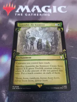 MTG. Assemble the Entmoot. Foil Showcase Scolls. The Lord of the Rings. Nm - Image 1