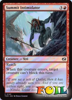 Summit Intimidator 0125 MTG Tarkir: Dragonstorm Common NP Foil - Image 1
