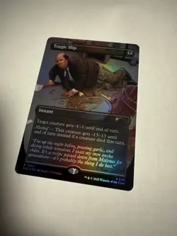 Tragic Slip(Kevin) (Borderless) - Dwight’s Destiny Secret Lair Foil - Image 3