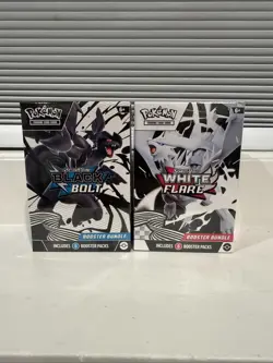 Pokemon TCG Black Bolt & White Flare Booster Bundle Factory Sealed *Lot Of 2* - Image 1