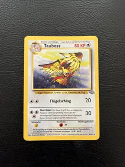 Pokemon TCG: Tauboss (Pidgeot) Jungle Unlimited GERMAN Holofoil 8/64 - LP - Image 1