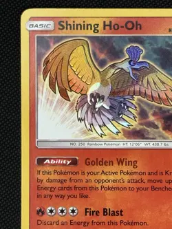 Pokemon TCG Shining Ho-Oh SM70 2017 Promo Holo - Image 3