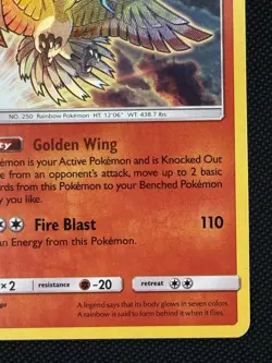 Pokemon TCG Shining Ho-Oh SM70 2017 Promo Holo - Image 5