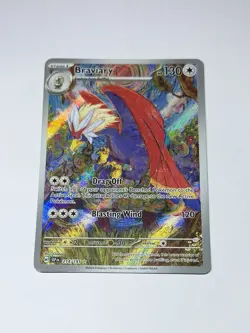 Pokemon TCG Braviary 214/191 Illustration Rare Full Art Holo Surging Sparks NM/M - Image 1