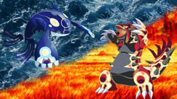 Pokemon pokmon kyogre groudon Pad Gaming Mat Desk - Image 1