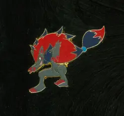 Pokemon ZOROARK (Shining Legends) - COLLECTOR'S PIN (December 2017) - Image 1