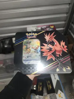 Pokemon Crown Zenith Galarian Zapdos Tin Brand New Factory Sealed Crown Zenith - Image 1