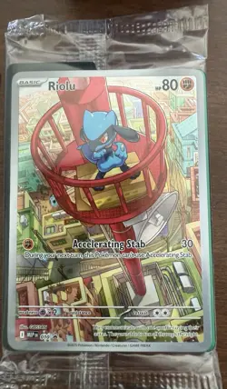 Mega Evolution Pokemon Promo Riolu 010 SEALED - Image 1